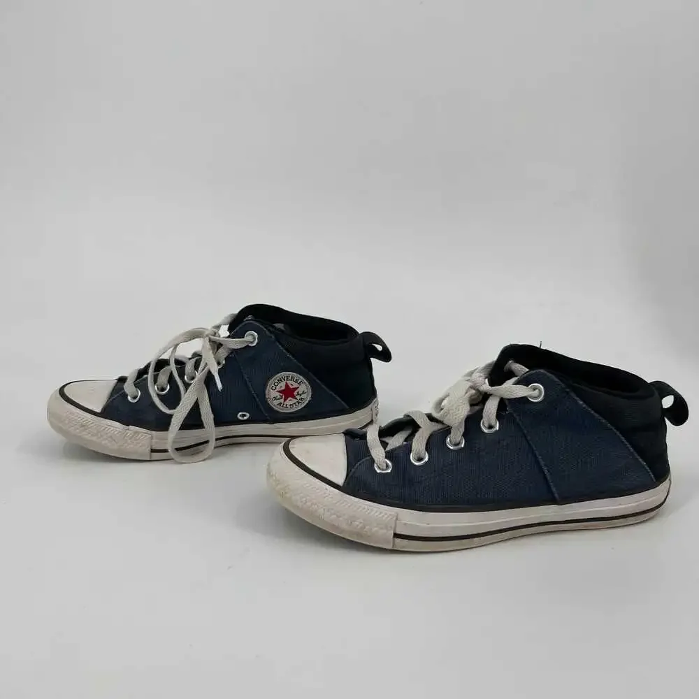 Converse Blue/Black Kids Sneakers | Size 5 Boys Athletic Shoes